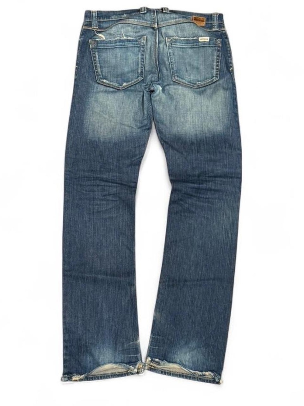 Y2K Matix Faded Distressed Low Rise Bootcut Jeans
